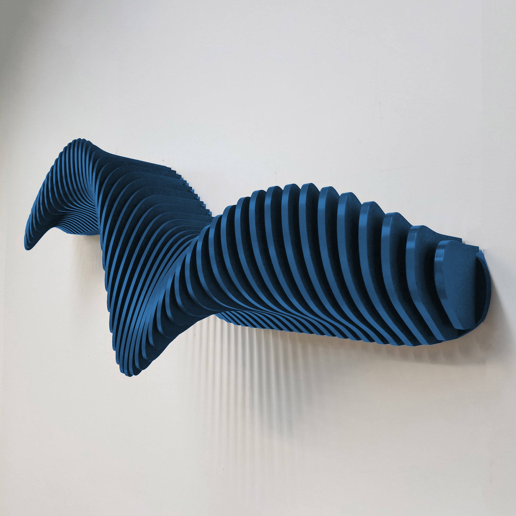 Anura Parametric Wall Mounted Floating Shelf